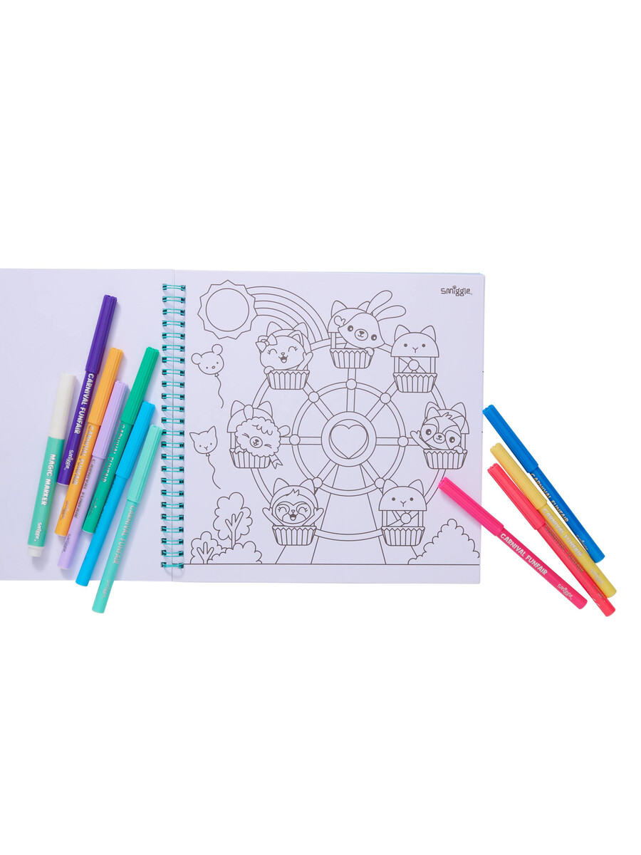 caja de libros con juego de actividades