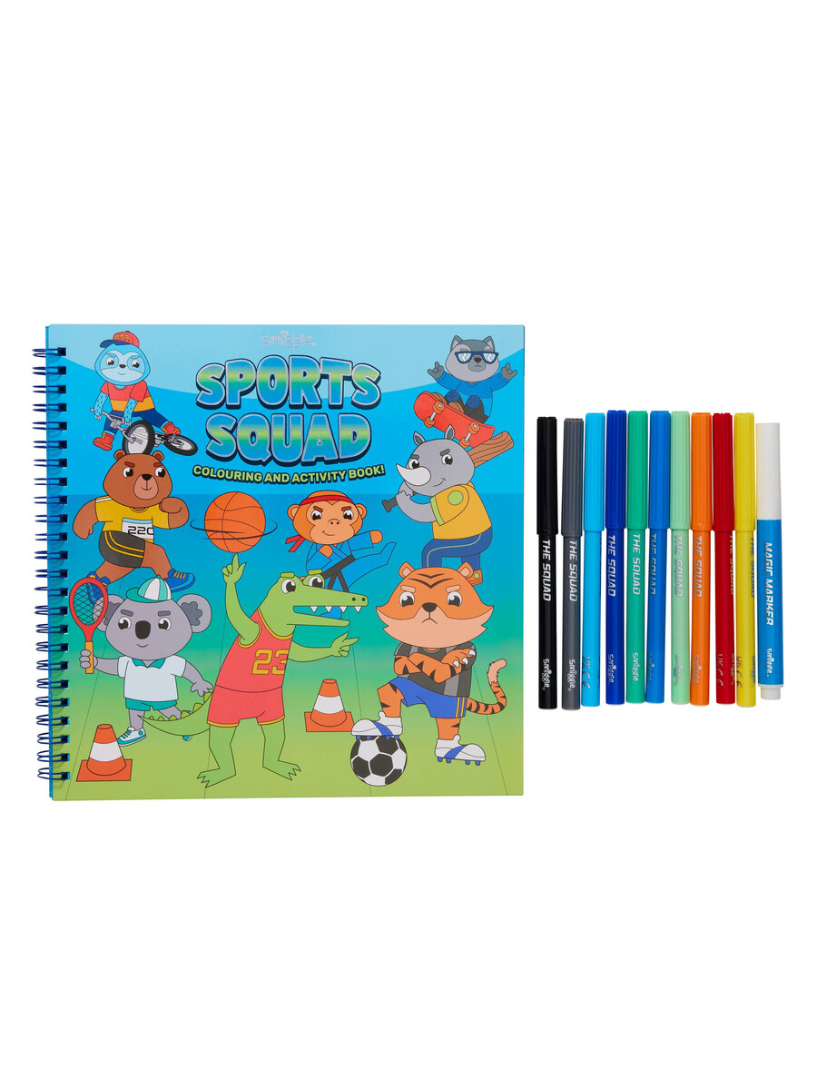 caja de libros con juego de actividades