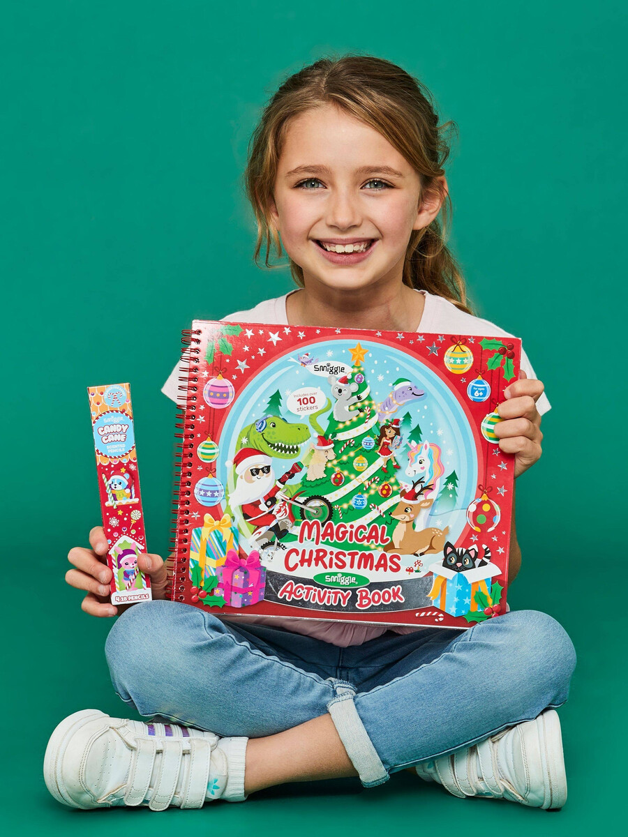 libro de actividades navideñas mágicas