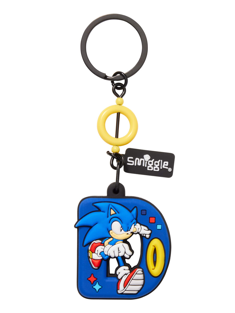 llavero del alfabeto de sonic the hedgehog