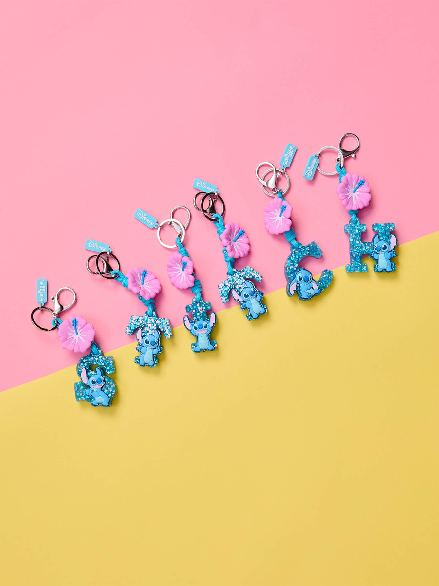llavero con el alfabeto de stitch