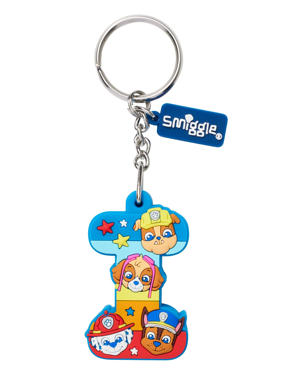 llavero perfumado con el alfabeto de paw patrol