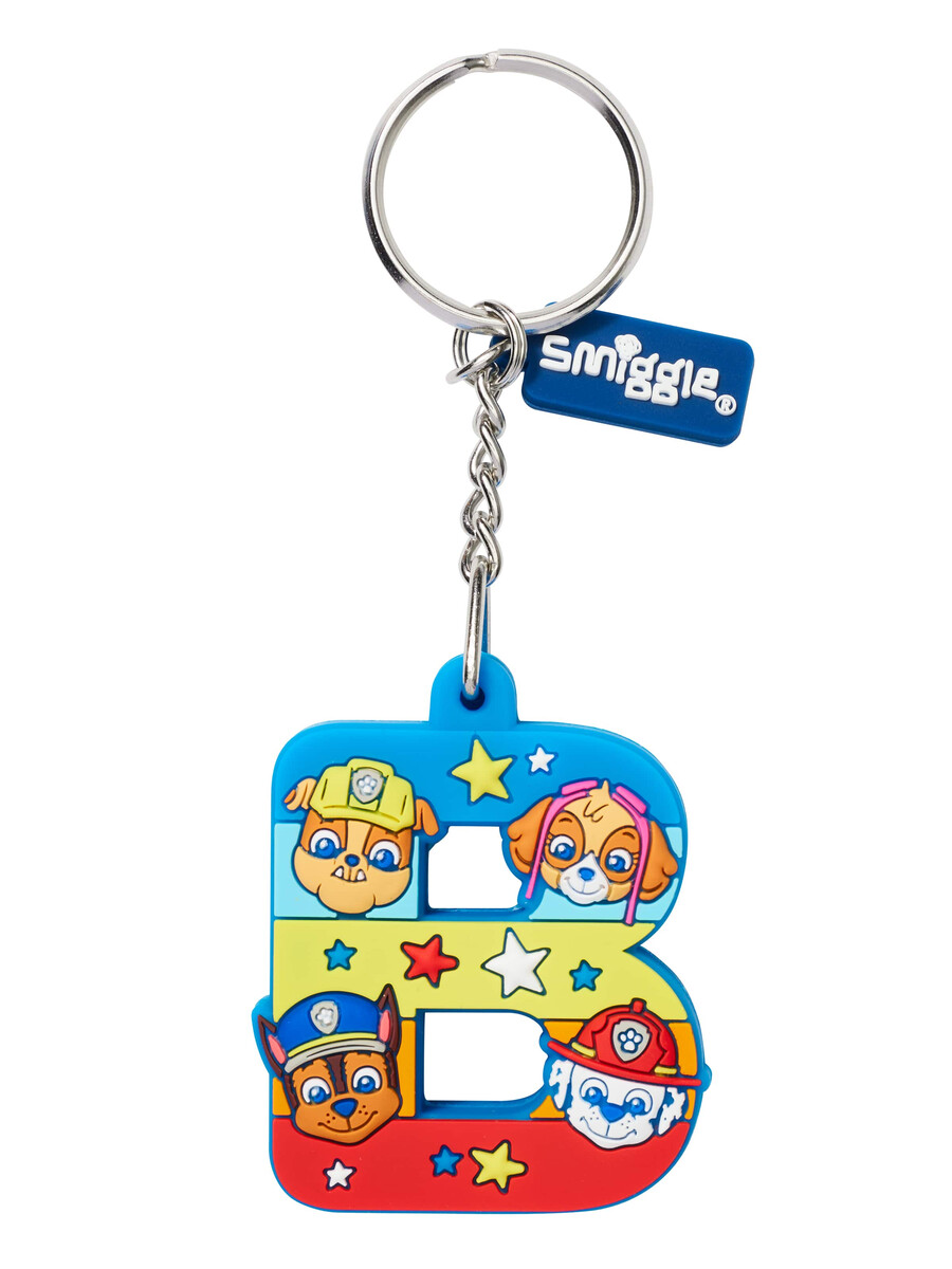 llavero perfumado con el alfabeto de paw patrol