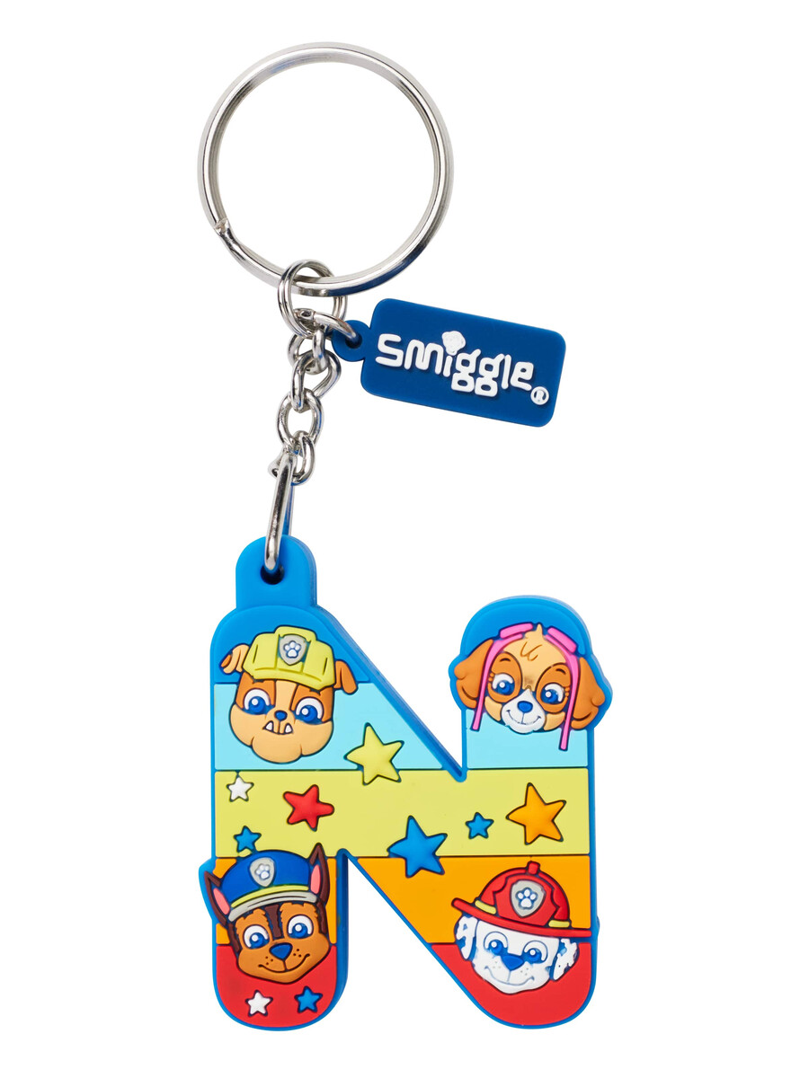 llavero perfumado con el alfabeto de paw patrol