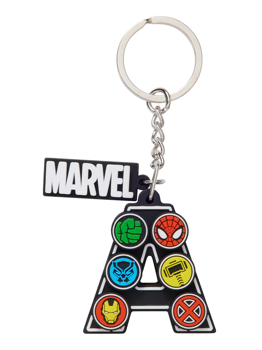 llavero del alfabeto de marvel