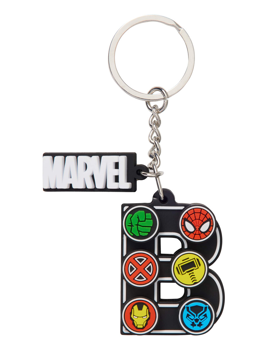 llavero del alfabeto de marvel