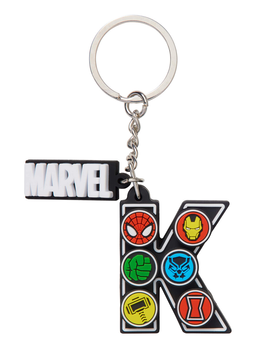 llavero del alfabeto de marvel
