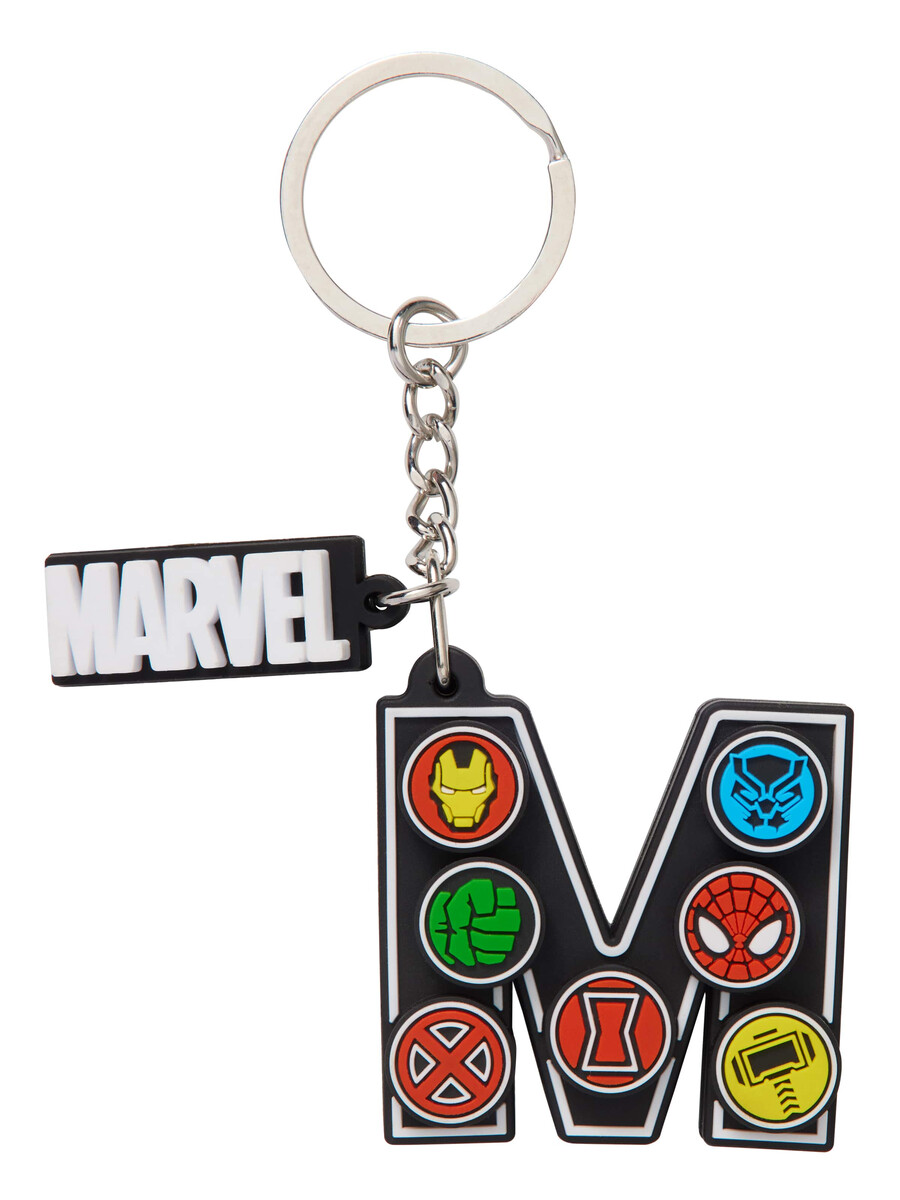 llavero del alfabeto de marvel