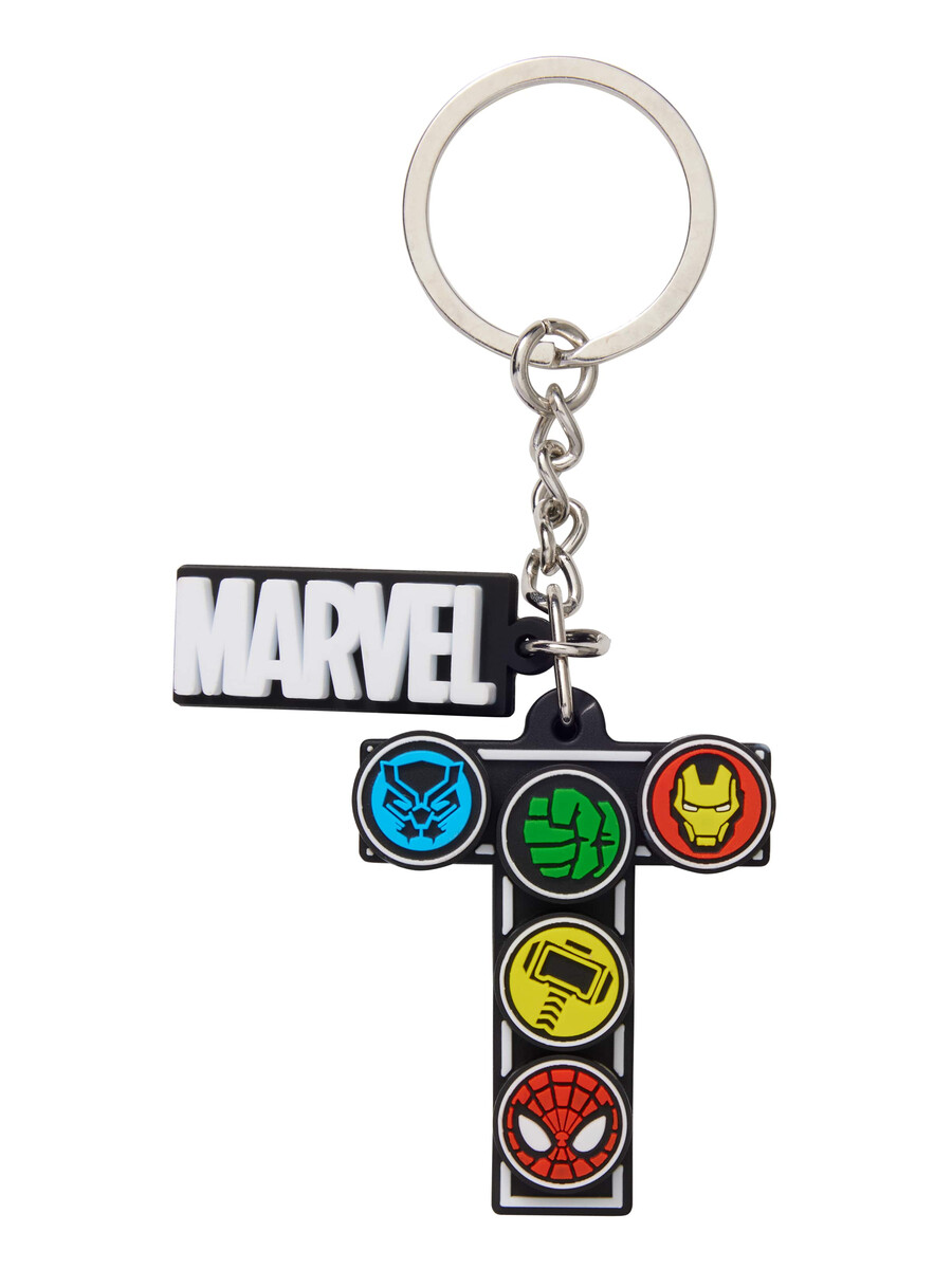 llavero del alfabeto de marvel