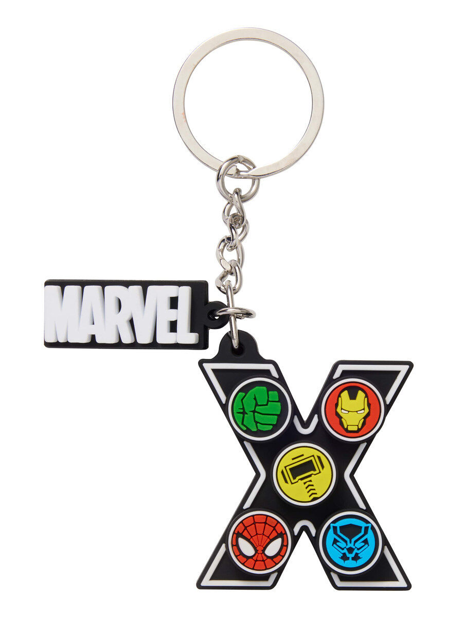 llavero del alfabeto de marvel