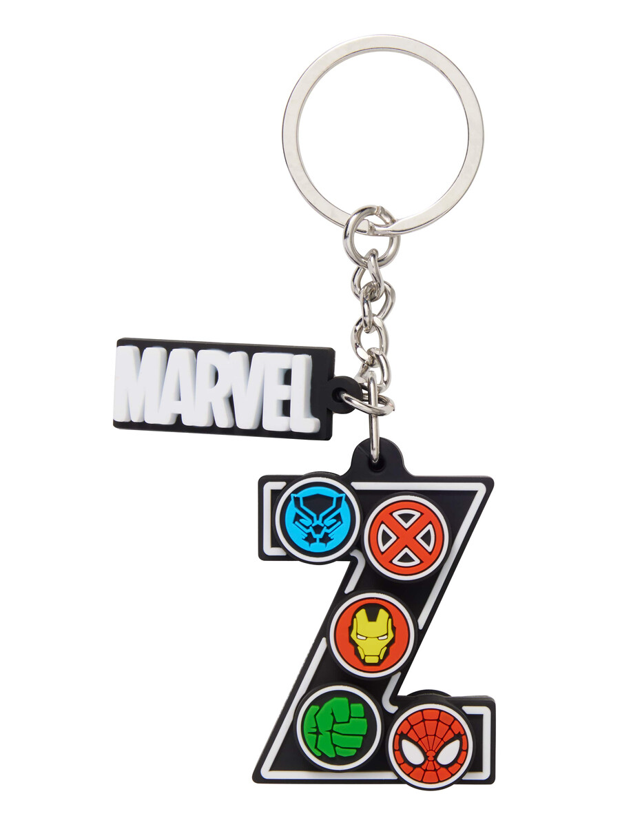 llavero del alfabeto de marvel