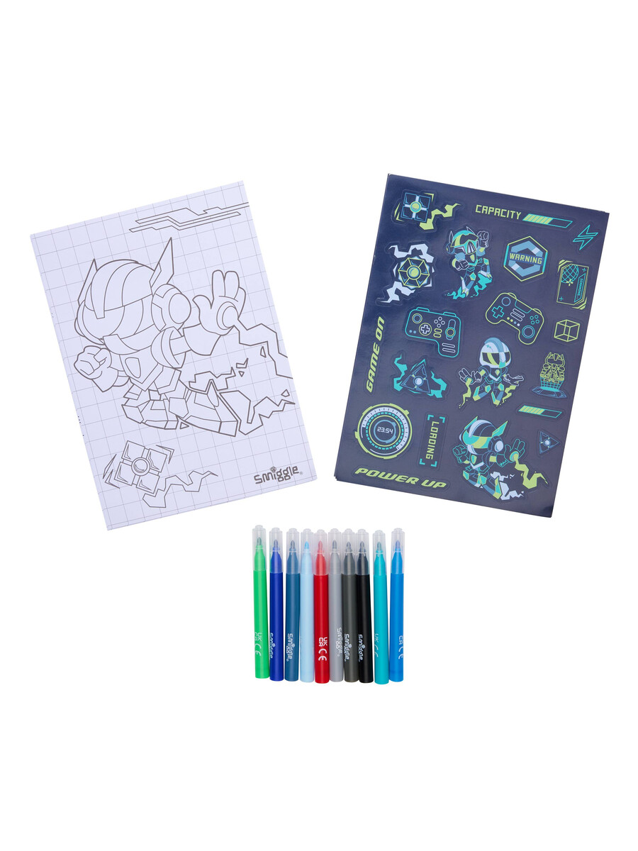 mini kit de actividades perfumadas para colorear y transportar