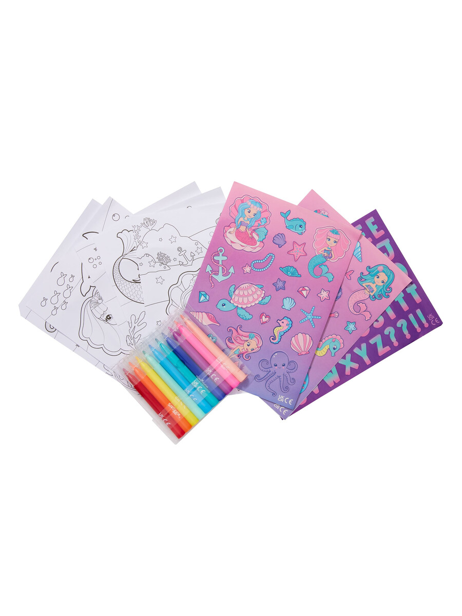 mini kit de actividades perfumadas para colorear y transportar