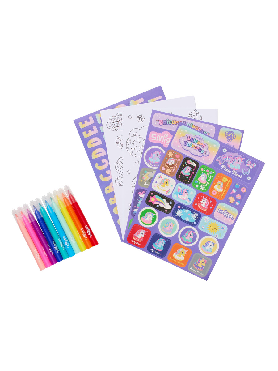 mini kit de actividades perfumadas para colorear y transportar