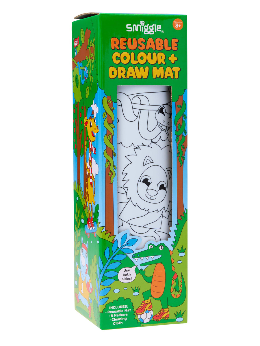 tapete reutilizable para colorear y dibujar