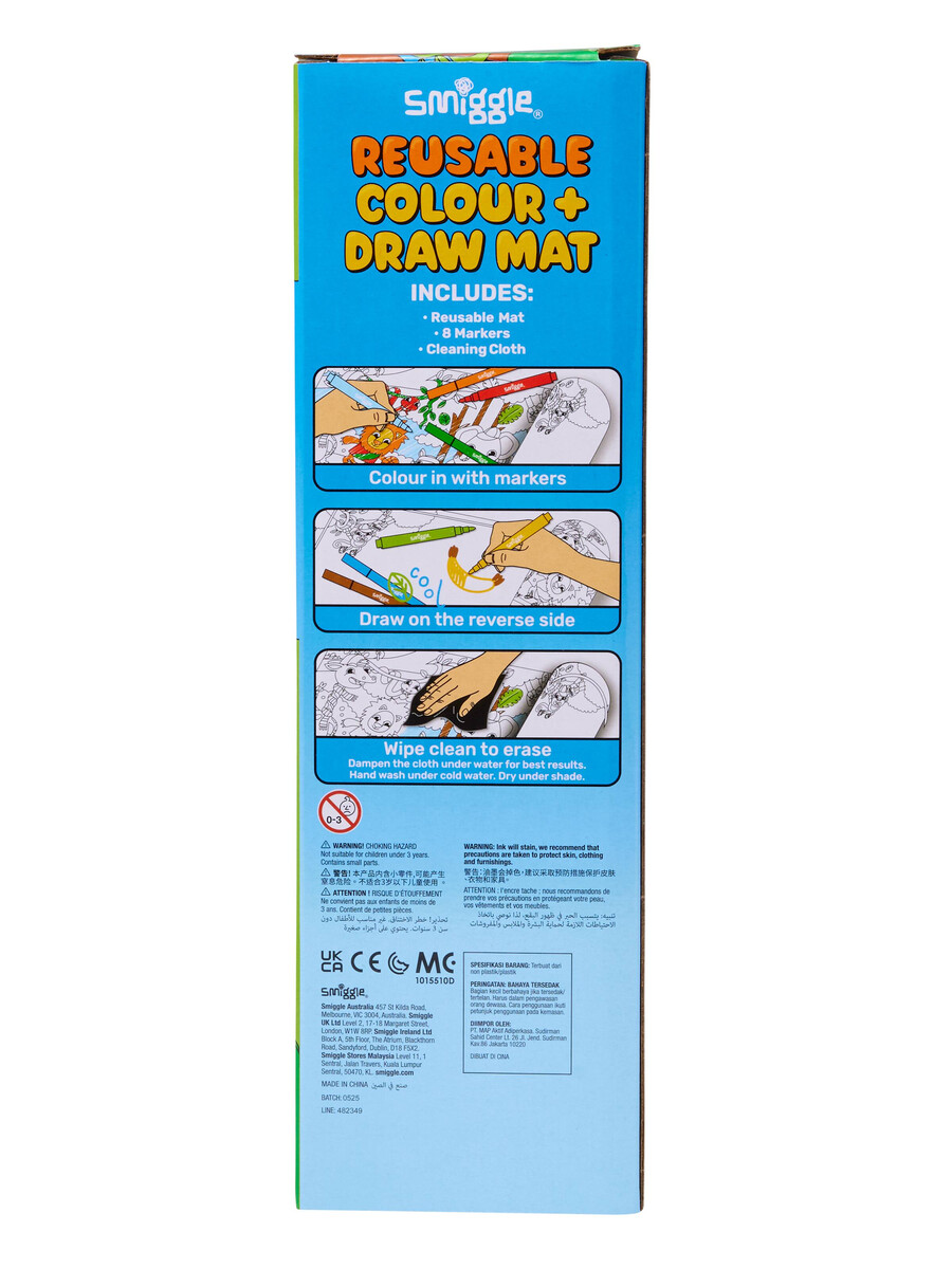 tapete reutilizable para colorear y dibujar