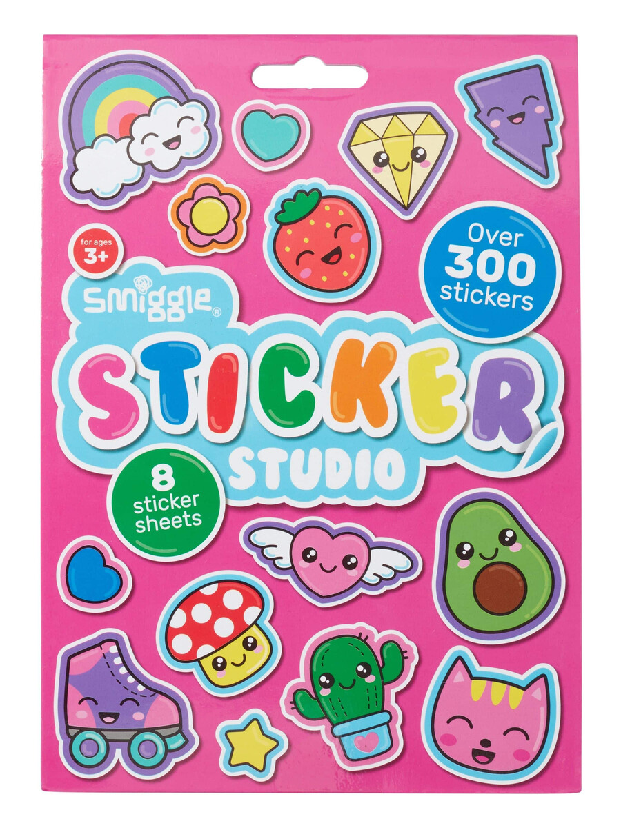 libro de pegatinas del estudio