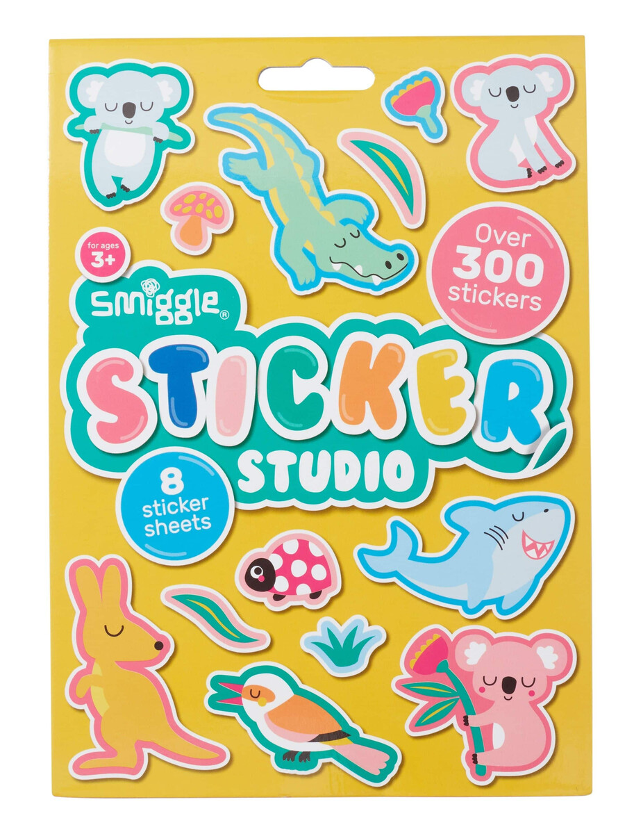 libro de pegatinas del estudio