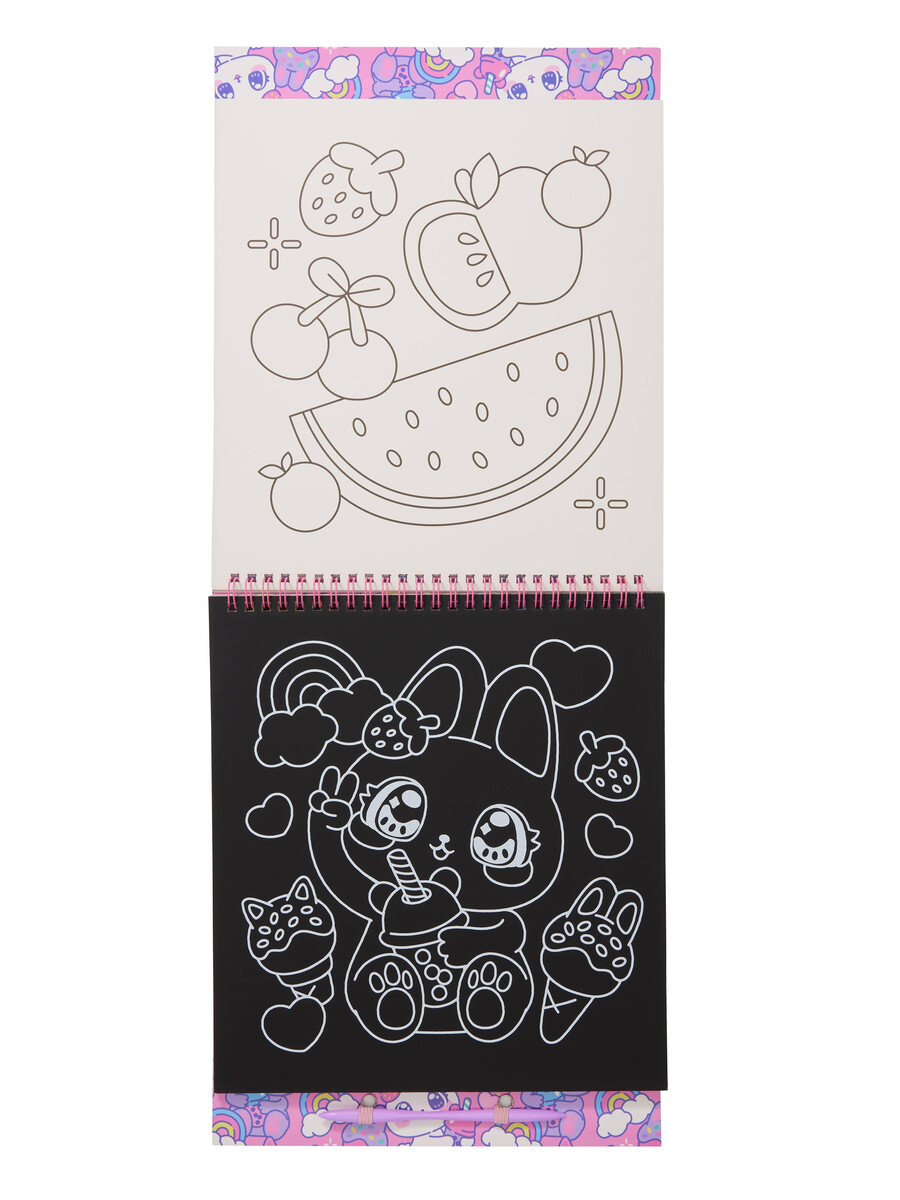 libro para rascar de ojos brillantes