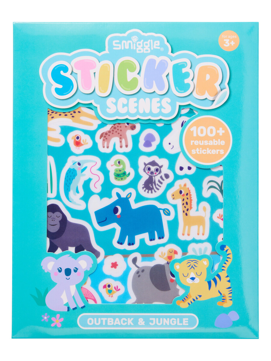 libro de pegatinas de escenas de juego