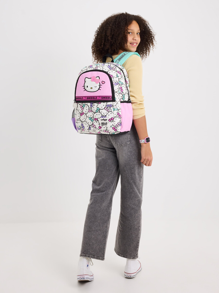 mochila clásica de hello kitty