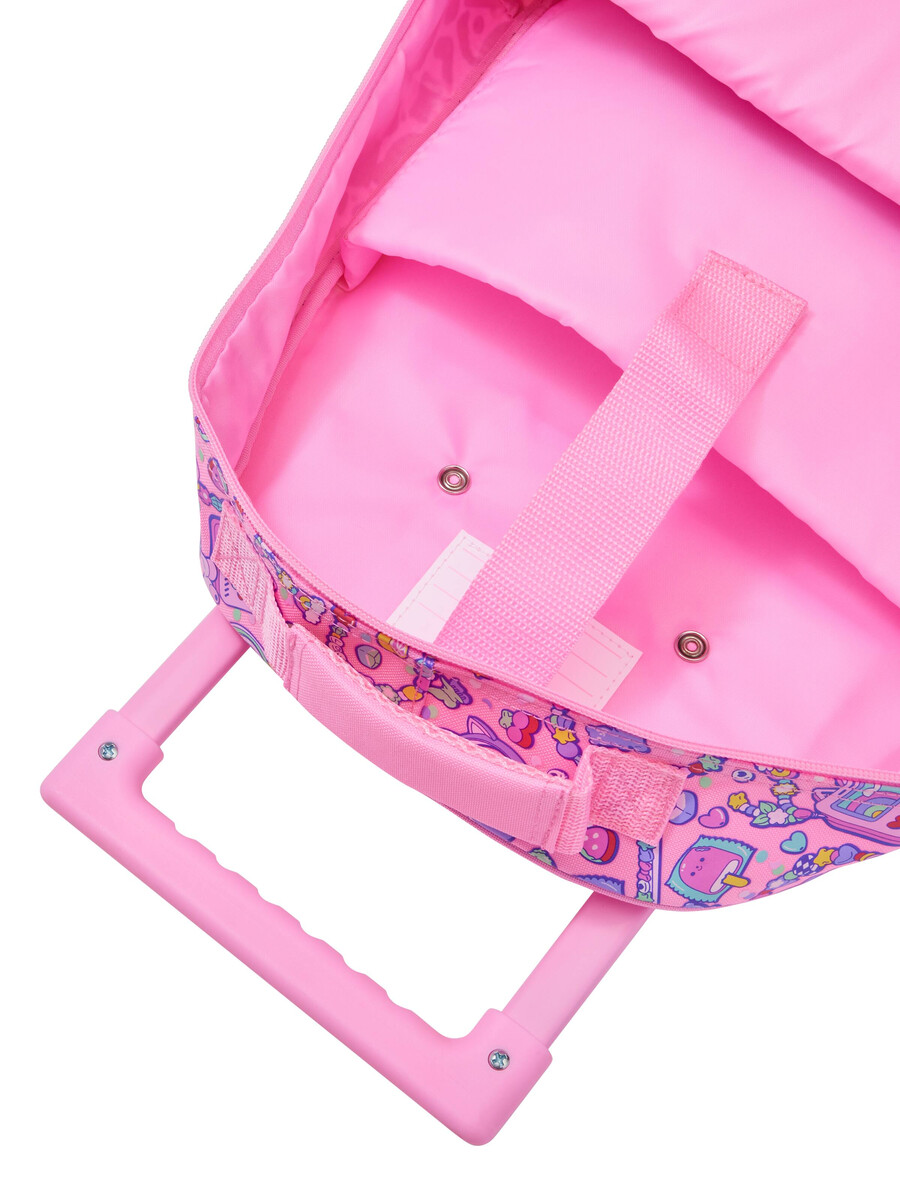 mochila con ruedas super charge y luces.
