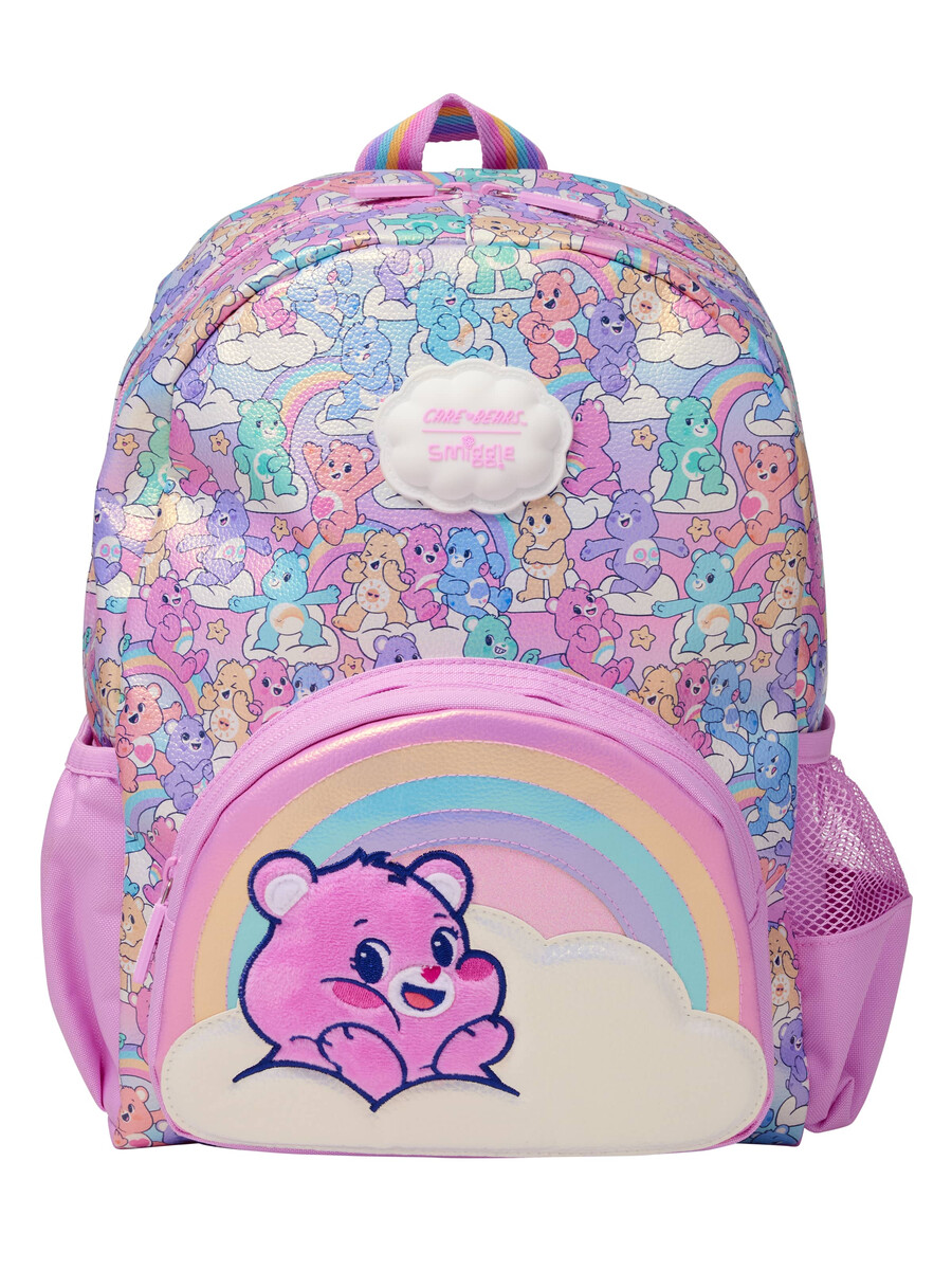 mochila con capucha care bears junior