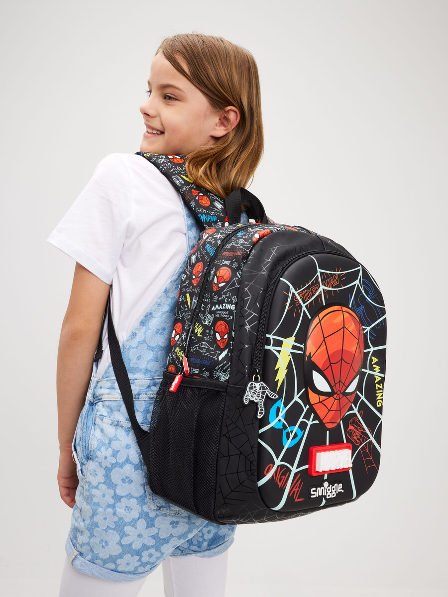 mochila clásica de spider-man