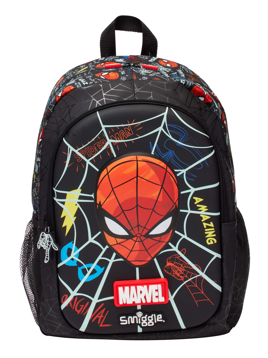 mochila clásica de spider-man