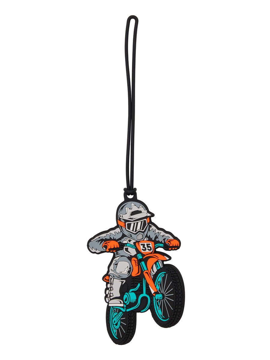 etiqueta de mochila aventurera