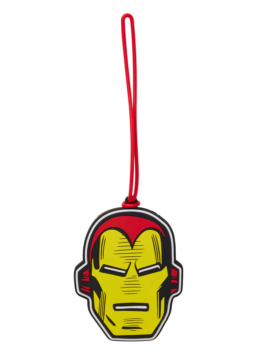 etiqueta de bolsa de marvel