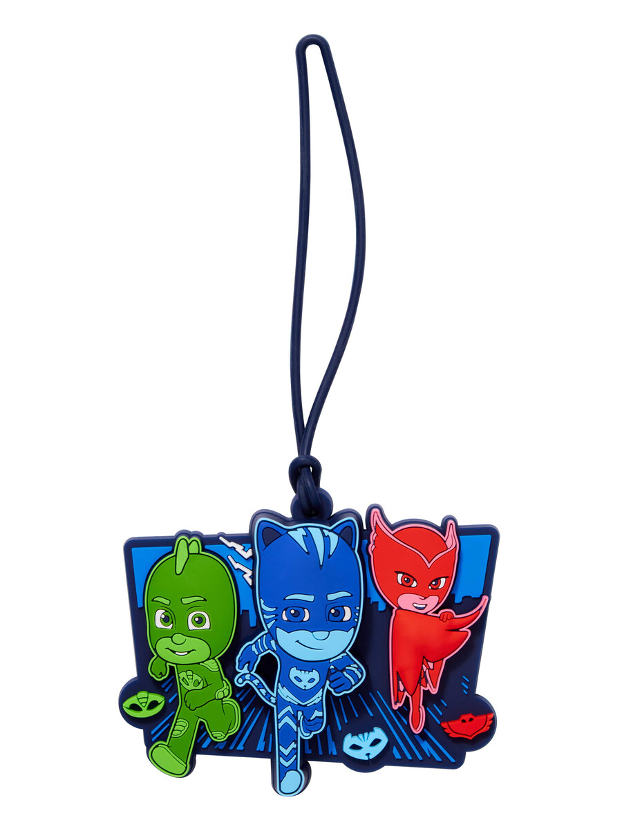 etiqueta para mochila de pj masks power heroes