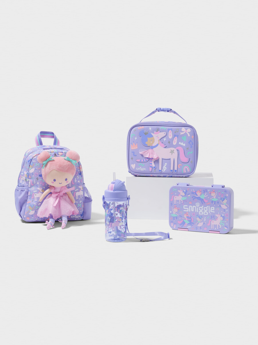 paquete de mochila de peluche de 4 piezas ¡listos preparados ya