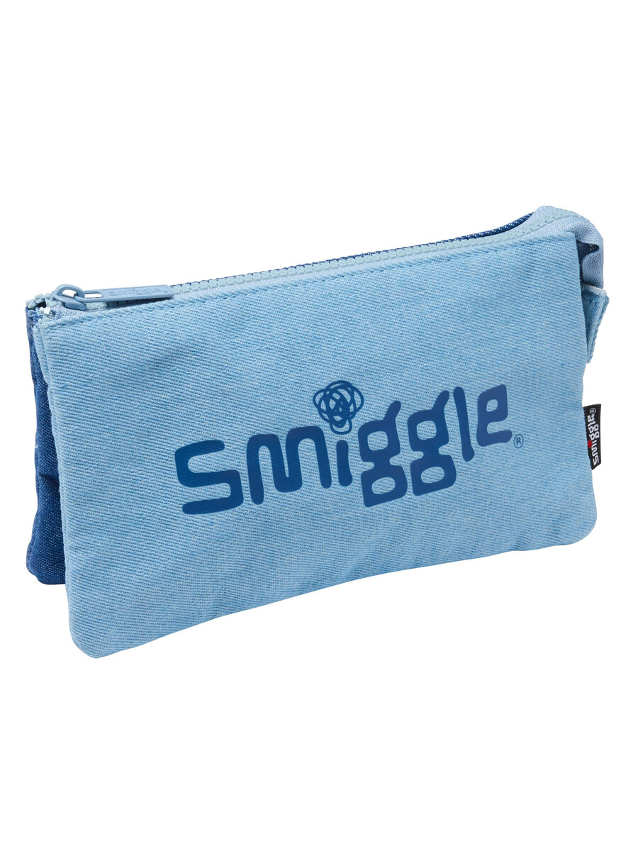 estuche para lápices patch de tres bolsillos