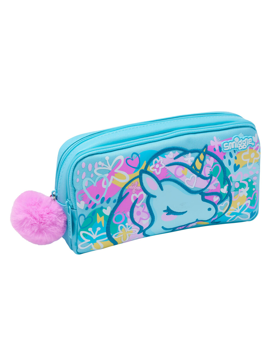 estuche de bolsillo para lápices con diseño de personajes de bright eyes