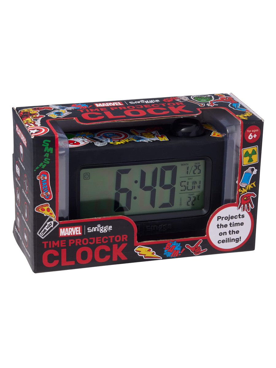 reloj proyector digital marvel