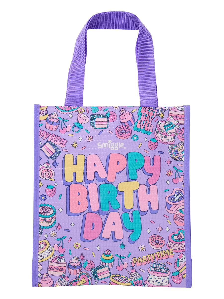 bolsa pequeña reutilizable para pastel de cumpleaños
