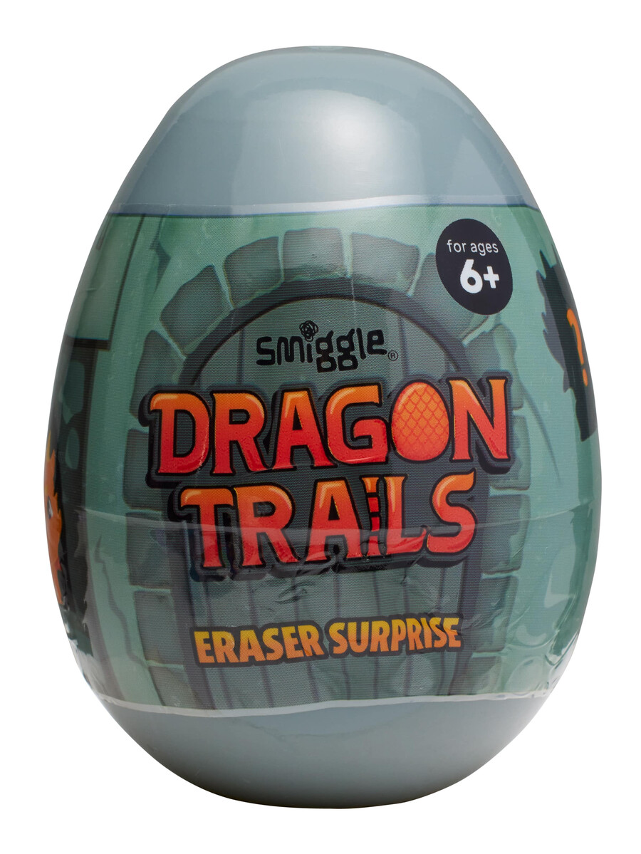 huevo sorpresa dragon trails eraser