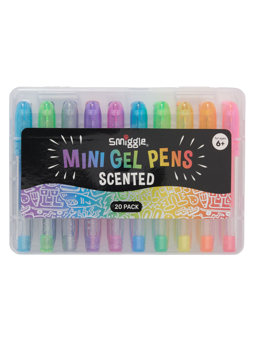 paquete de 20 mini bolígrafos de gel perfumados