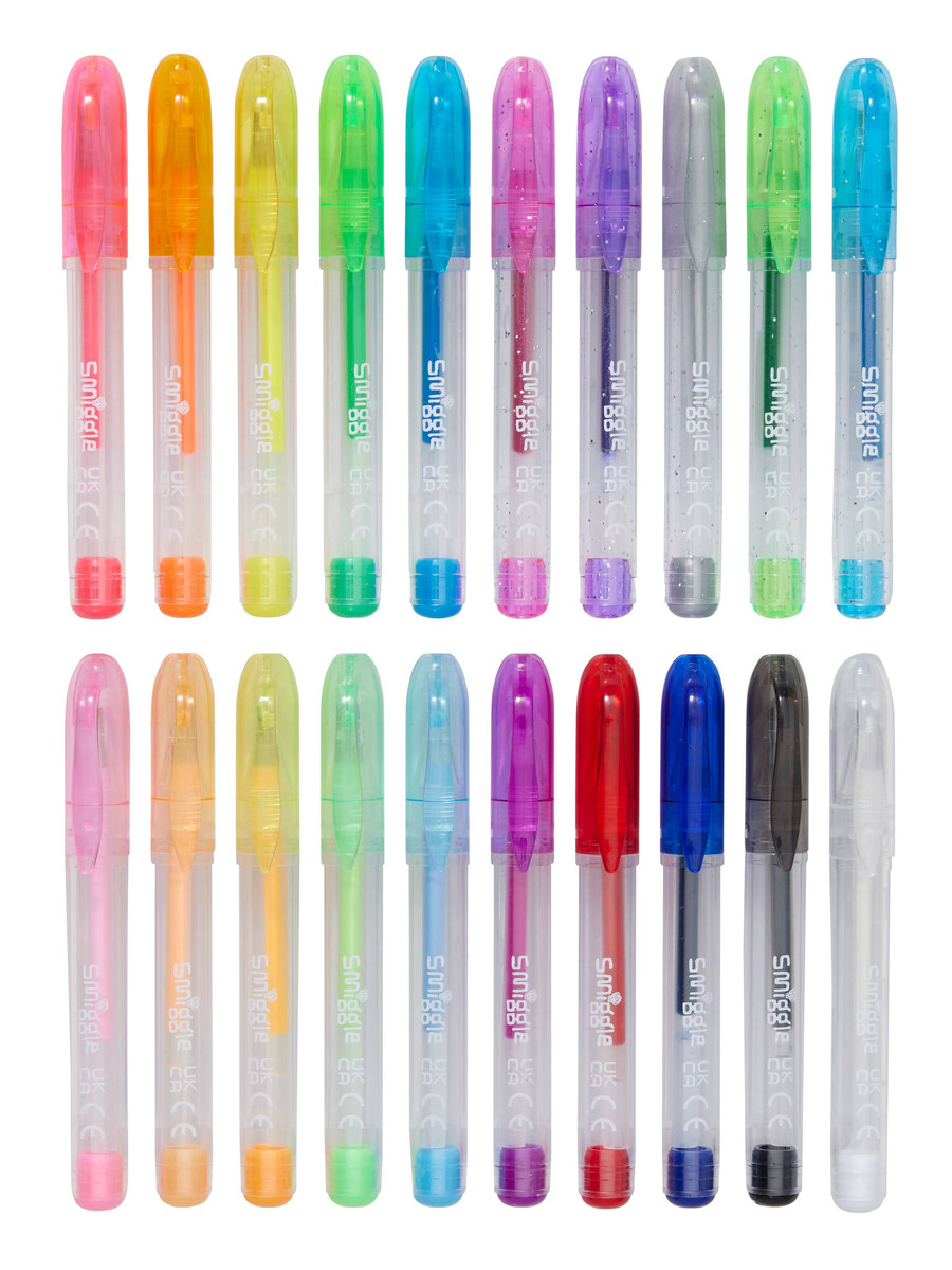 paquete de 20 mini bolígrafos de gel perfumados