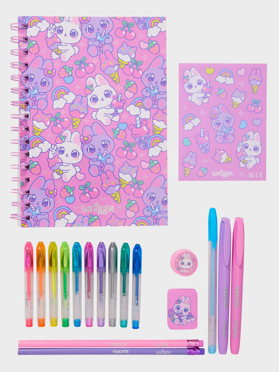 pack de regalo de artículos de papelería bright eyes a5 essentials