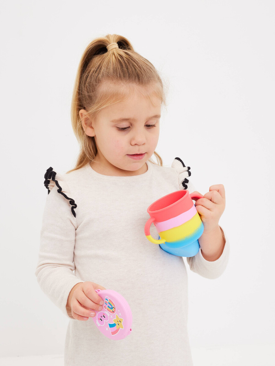 vaso de silicona para snacks big dreams