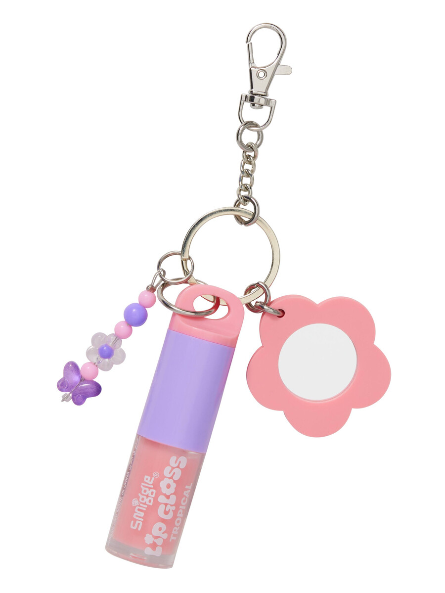 llavero de brillo labial