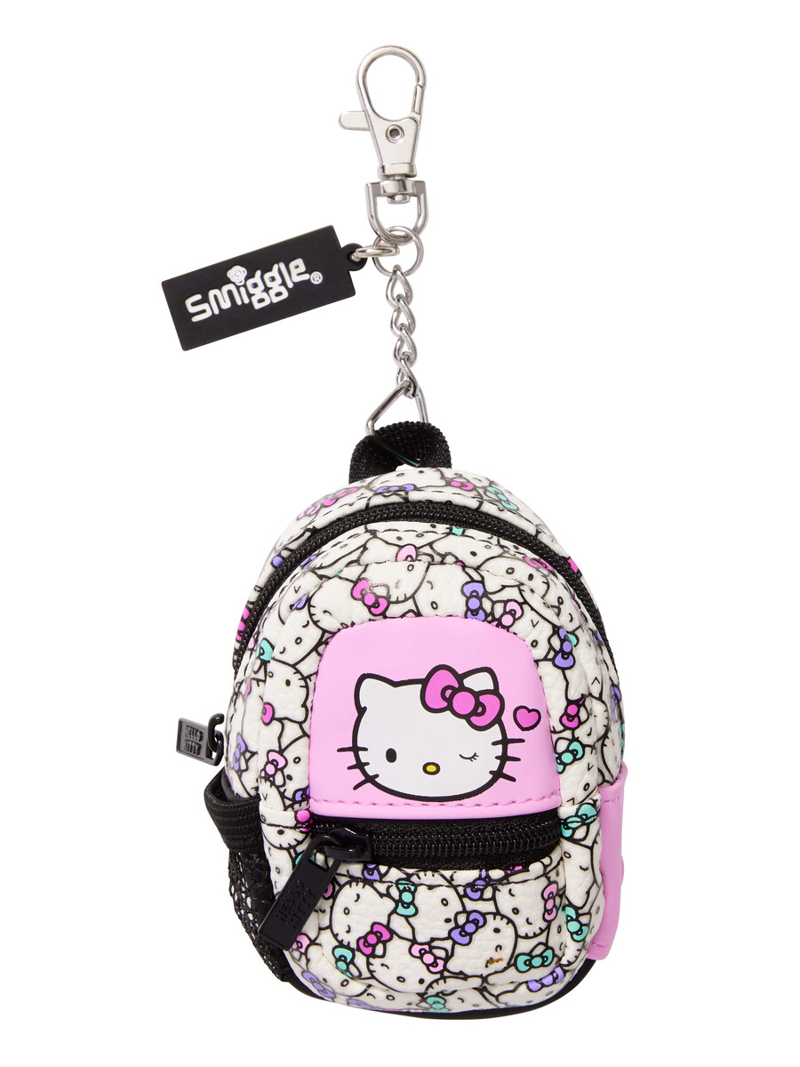 llavero coleccionable de mochila hello kitty mini