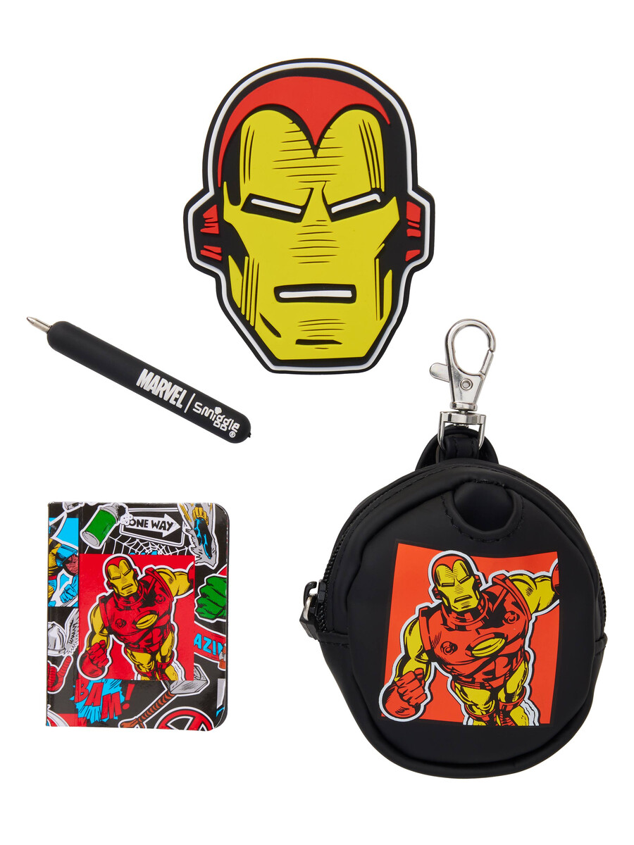 llavero con bloc de notas marvel mini pen pal