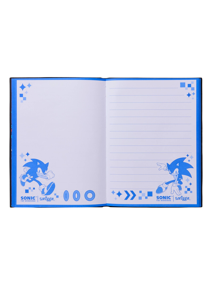 cuaderno a5 de sonic el erizo