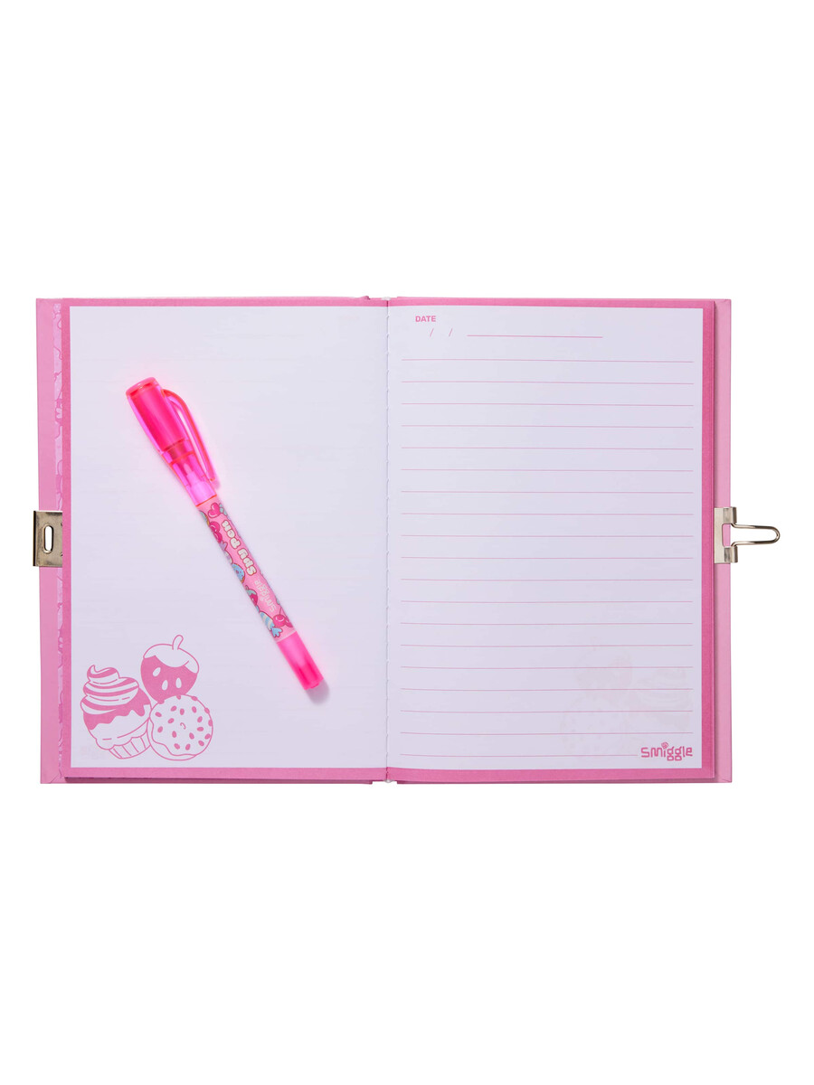 libreta a5 con candado y bolígrafo espía