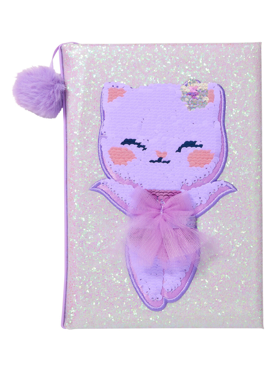 cuaderno a5 de fantasía de lentejuelas
