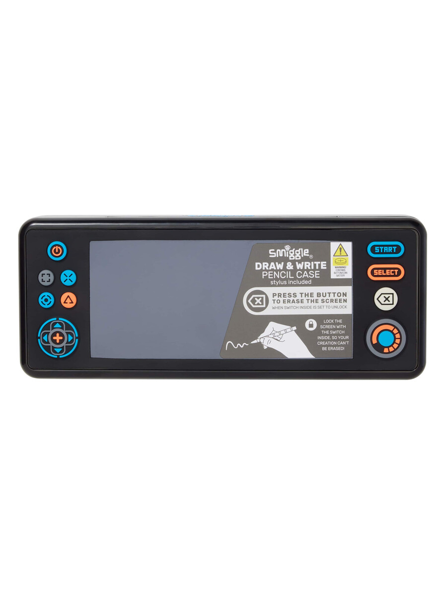 estuche para lápices con pantalla lcd para juegos