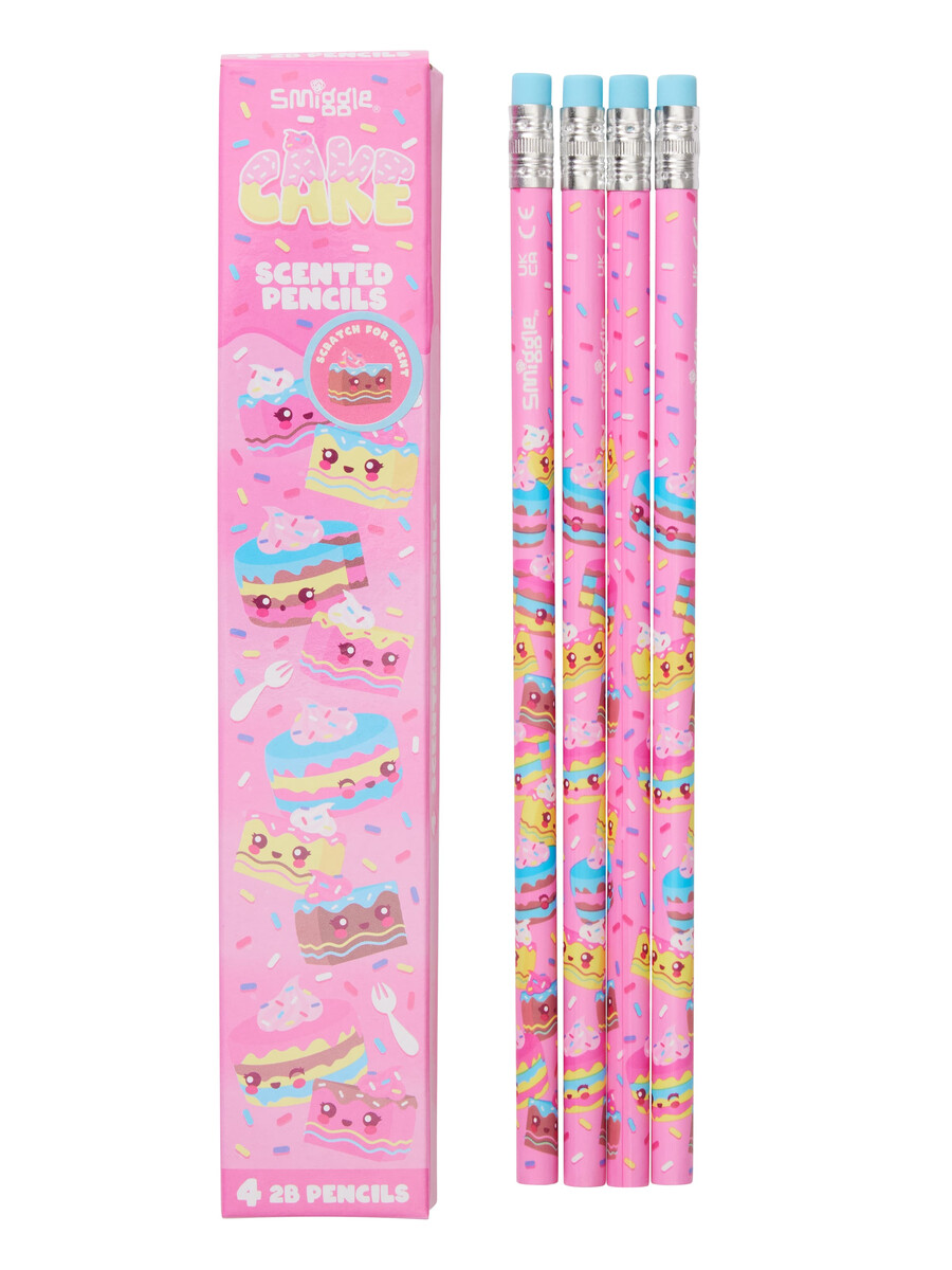 paquete de 4 lápices perfumados